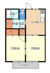 気仙沼市の貸アパートのマーメゾン松岡　105号の画像2